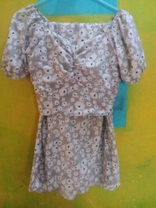 Floral Print Romper