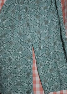 Patterned Cropped Lounge Pants