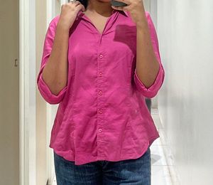 Pink Button-Down Shirt