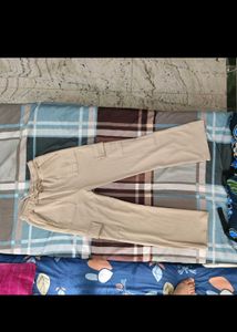 Y2k Brown Tank &amp; Khaki Cargo Pants Set