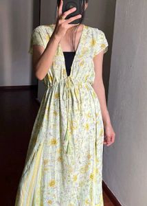 Floral Print Maxi Dress