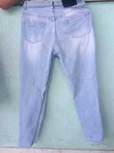 Combo : Jeans &amp; Yellow Lace Top