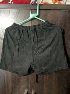 Black Regular Shorts