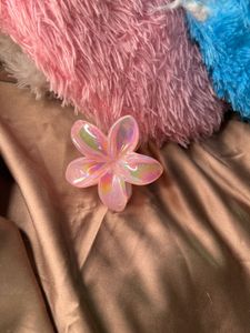 Flower Hair Clip And Ring Combo