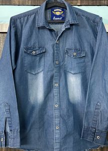 Denim Full Sleeve Shirt Free Delivery