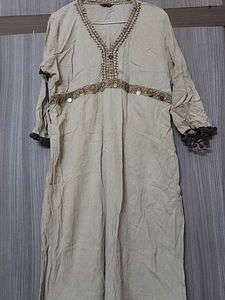 W Beige Kurti