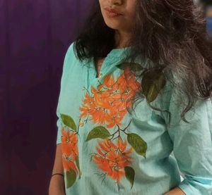 New Palash Handpainted Kurti