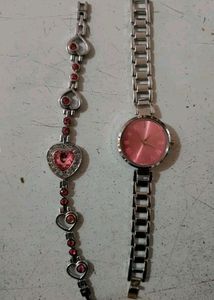 Beautiful Watch and Bracelet