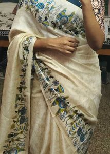 Beautiful Printed Silk saree for women