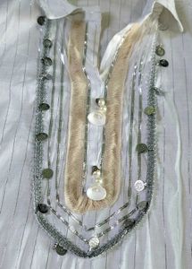 free shipping....Elegant White Kurta set