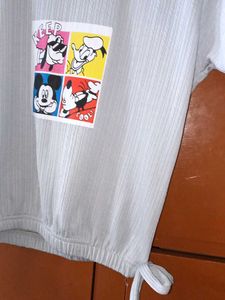 Cartoon Graphic Print Tee