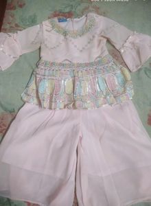Baby Girl Plazo Dress