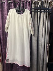 Elegant Embroidered Kurta Set Pant Not Available