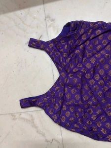 Purple churi daar pjami suit
