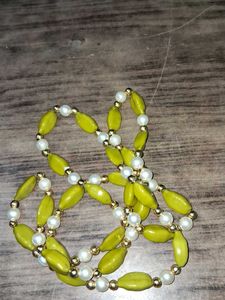 Vintage Beaded Necklace &amp; Earring Set