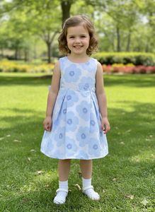 Adorable Floral Print Girls Dress