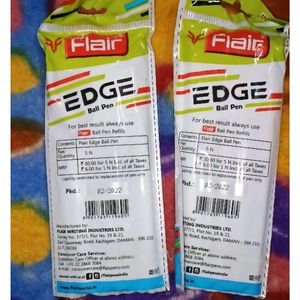 Stylish Flair Edge Ball Pen Blue &amp; Black Pack Of 2