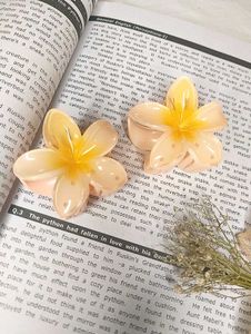 Floral Claw Hair Clips