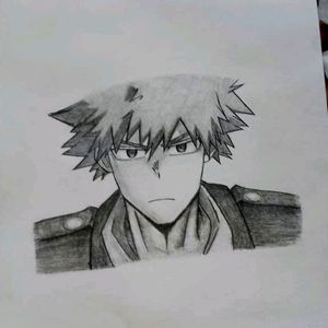 Anime Art - Bakugo drawing