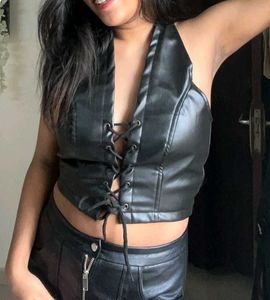 Leather top