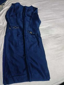 Blue &amp; Gold Embroidered Indian Suit