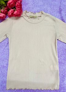 Peachy beige Stretchable Top