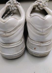 White Platform Sneakers