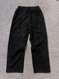 Striped Black Casual Pants