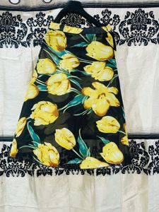 Floral Print Skirt