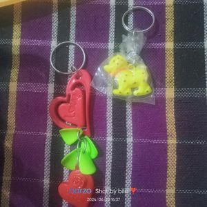 Combo Of Keychain For Bag And Keys