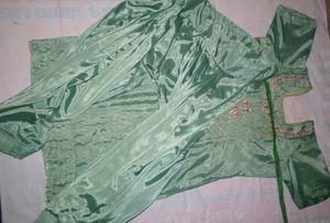 Green Embroidered Salwar Suit
