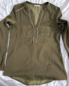 Olive Green Top