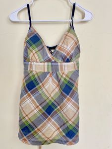 Plaid Spaghetti Strap Top ✨
