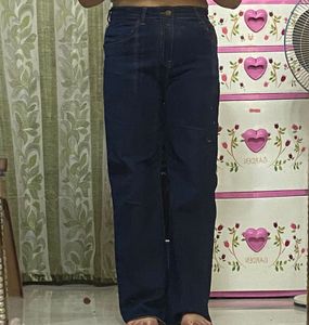 Dark Blue Denim Jeans