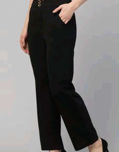 Women&#39;s Black Casual Trousers