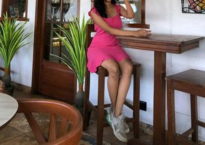 Backless Pink Dress