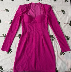 Pink Bossy Bodycon Mini Dress