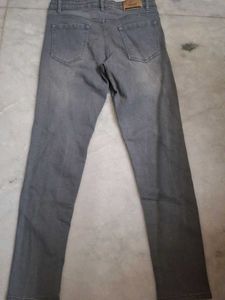 Stylish Gray Denim Jeans