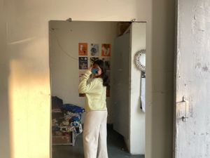 Cute Green Trim Cardigan