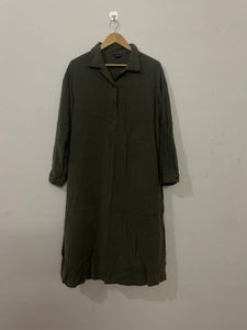 Olive Green Dress