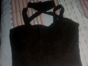 Cute Black Halter Top