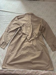Beige Shirt Dress