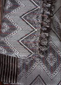 Silver Patterned bedsheet