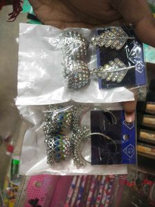 Earrings Jhumkas Set
