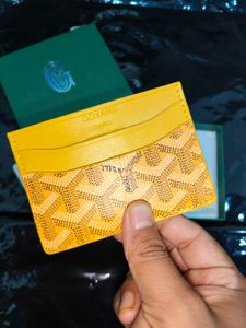 Goyard Card Holder &#34;Yellow&#34;