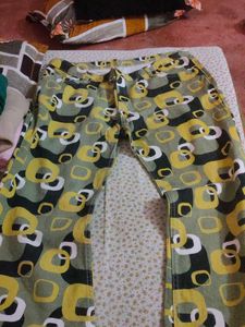 Patterned Jeans