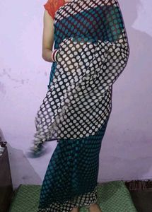 Polka Dot Saree