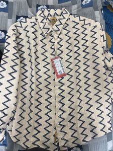 zig-zag knit shirt