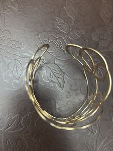 Gold Tone Cuff Bracelet