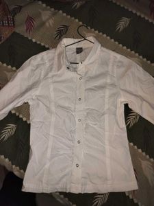 White Button-Down Shirt